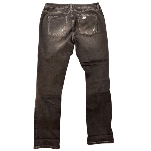 Jag Jeans Women's Gray Distressed Girlfriend Straight, size 30 - Picture 10 of 11